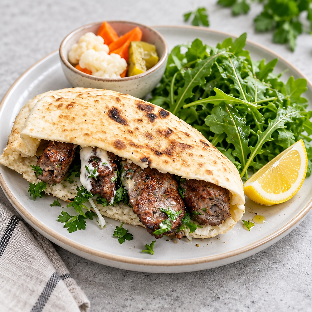 Meat Kebab Sandwich