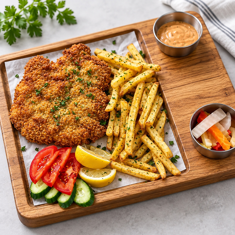 Escalope pane