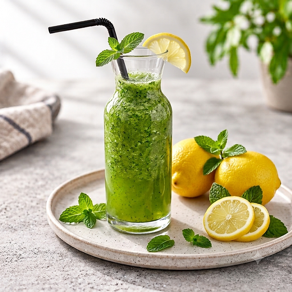 Fresh Lemone With Mint