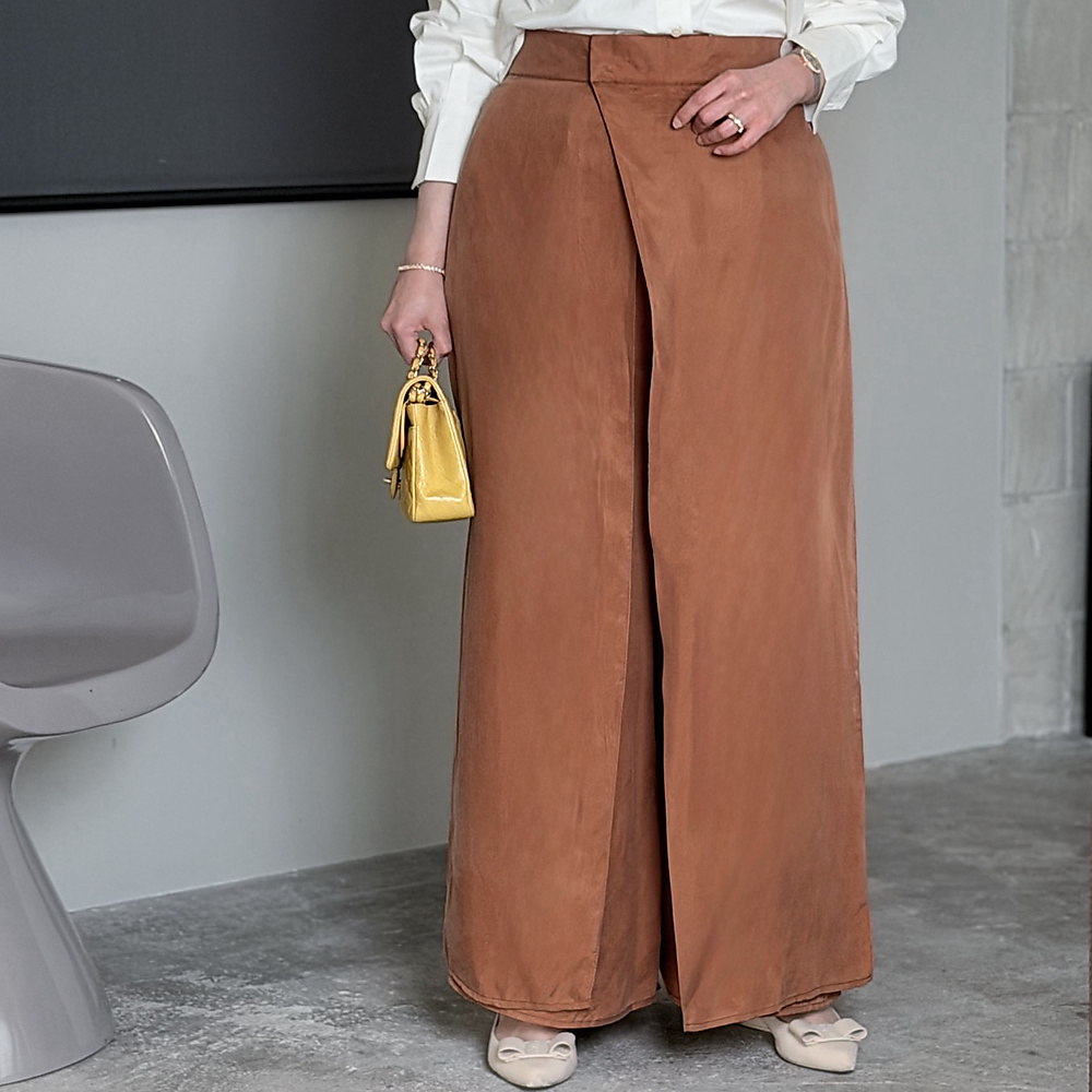 Burnt Orange Cross Pants
