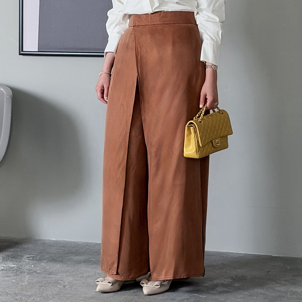 Burnt Orange Cross Pants