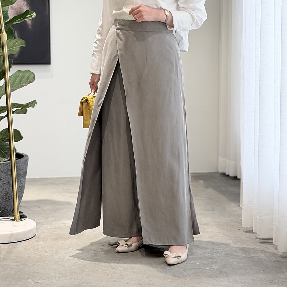 Deep Grey Cross Pants