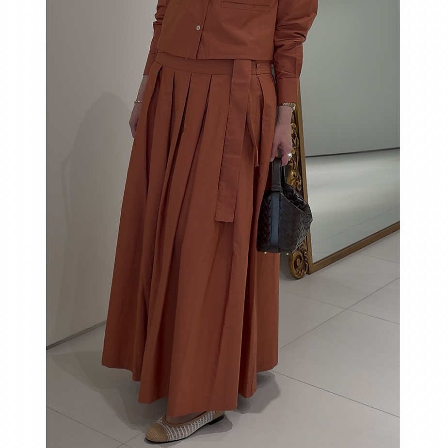 Rust Orange Skirt Set 15.0