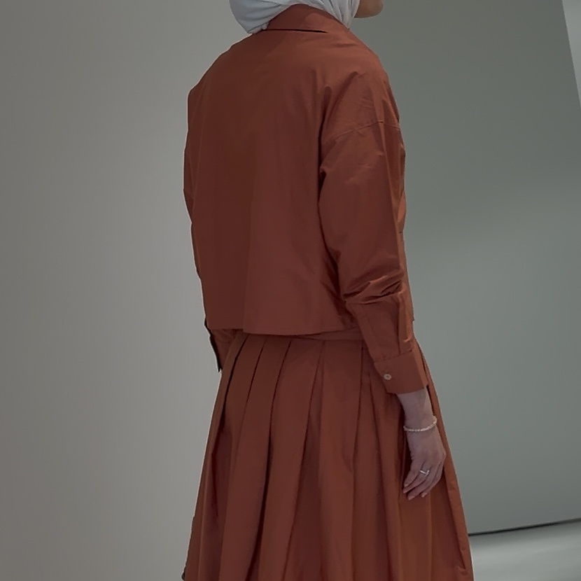 Rust Orange Skirt Set 15.0