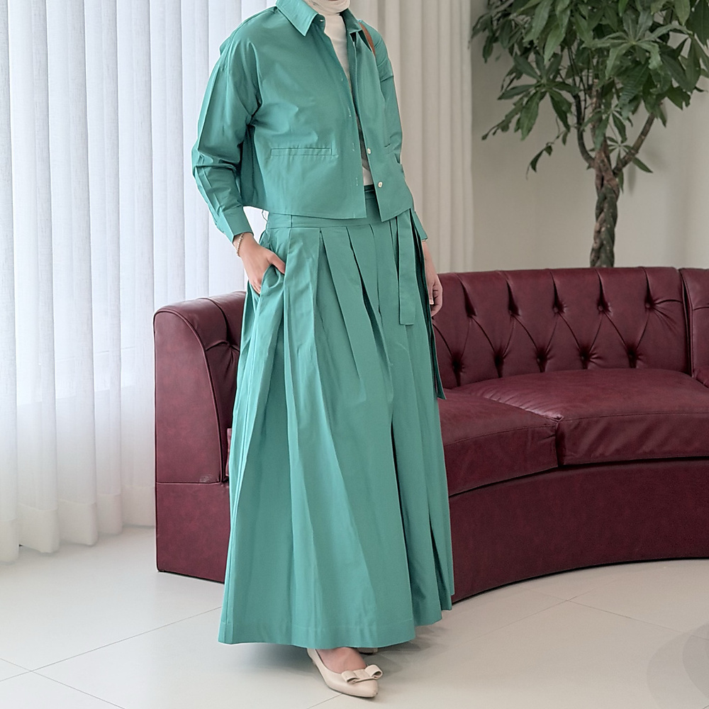 Turquoise Skirt Set 17.0