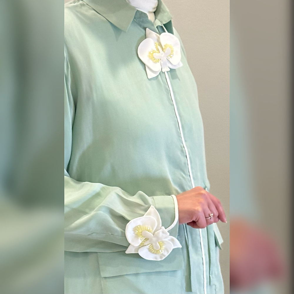 Orchid Silk Blouse