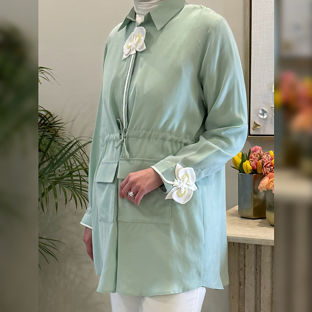 Orchid Silk Blouse
