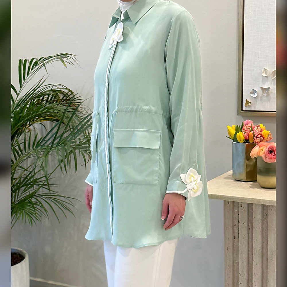 Orchid Silk Blouse