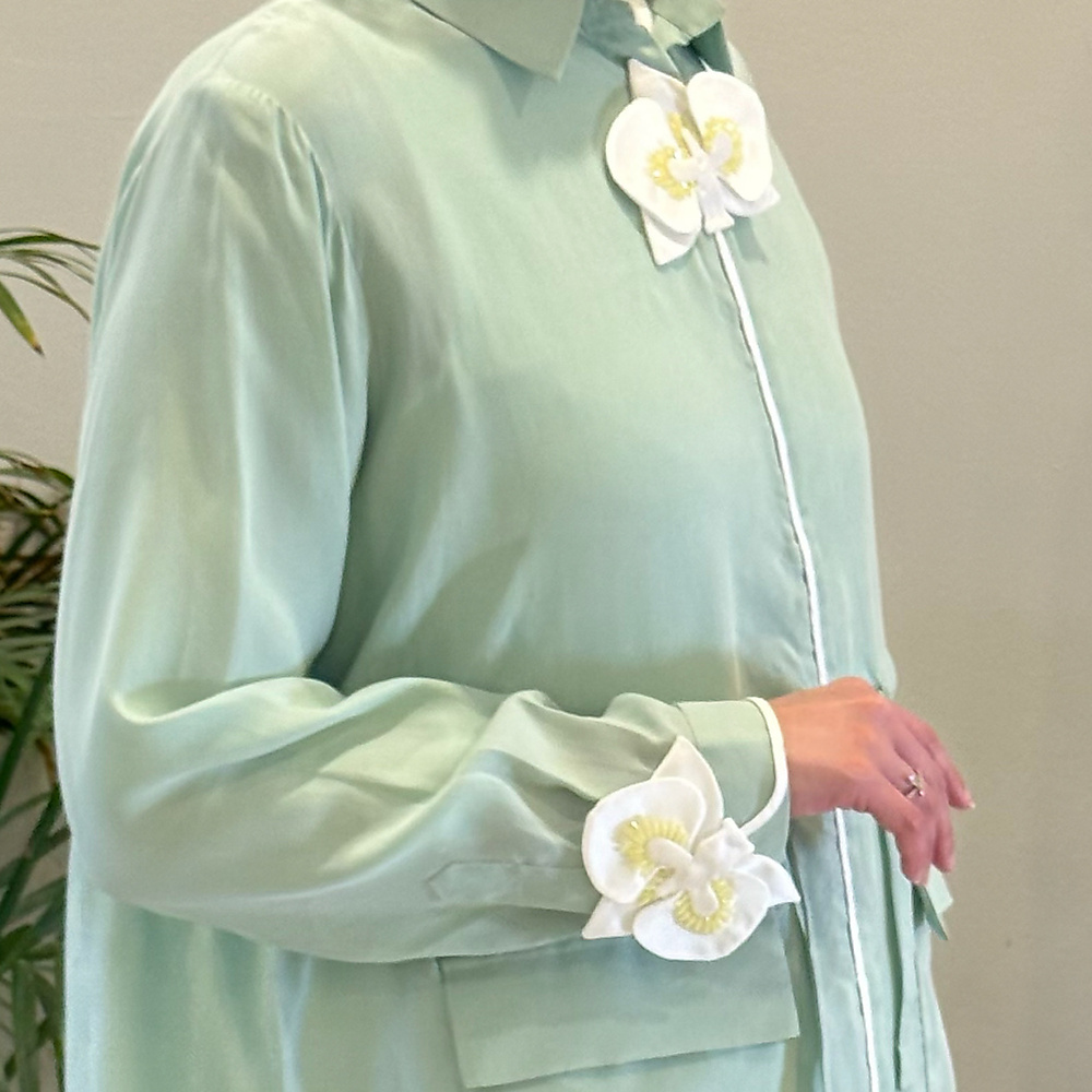Orchid Silk Blouse