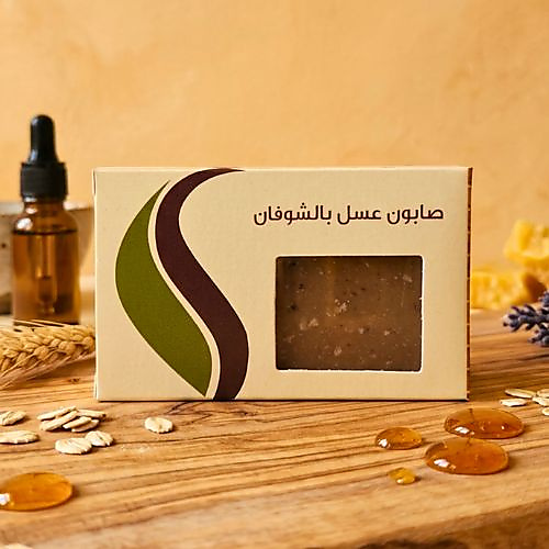 صابون العسل بالشوفان