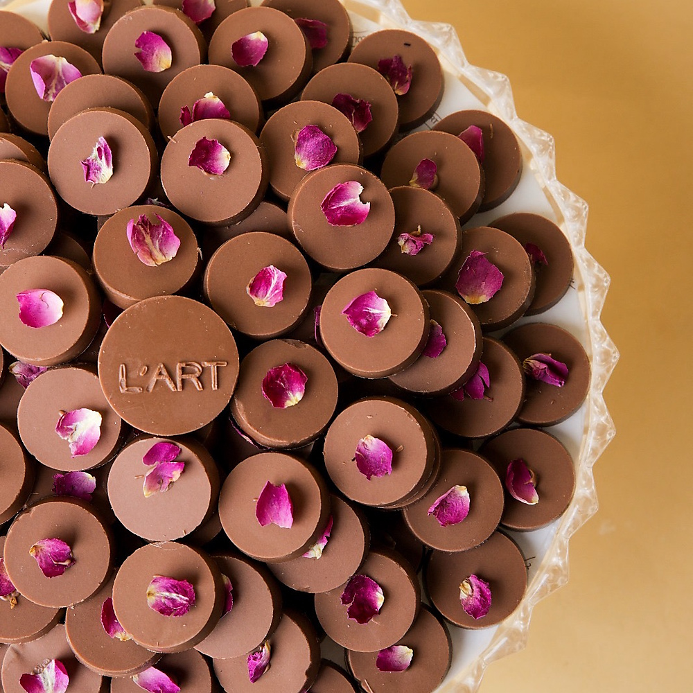 صينية كريستال دائرية 140 حبه