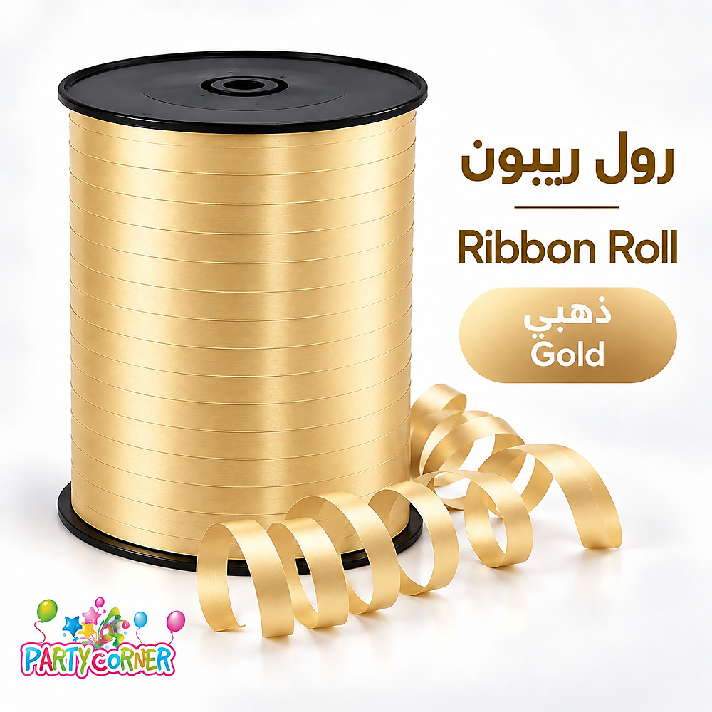 Ribbon Roll-Gold