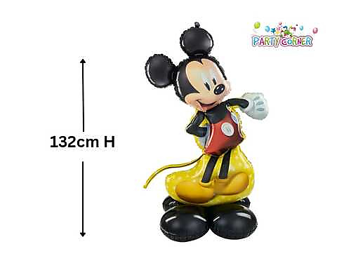 Mickey AirLoonz Balloon –Filled with air and ready to display