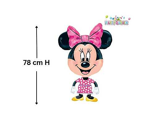 Minnie Small Air Walker Balloon –This Air Walker Balloon comes inflated with helium.