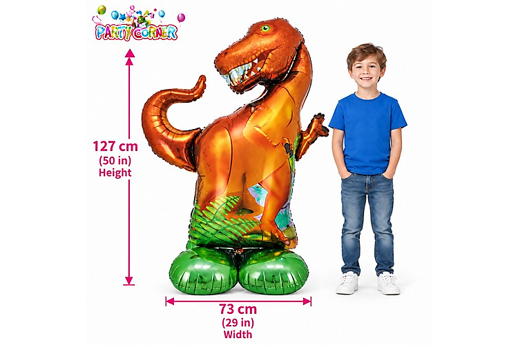 T-Rex AirLoonz Balloon-Filled with air and ready to display