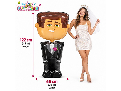Groom Air Walker Balloon  **Inflated with helium