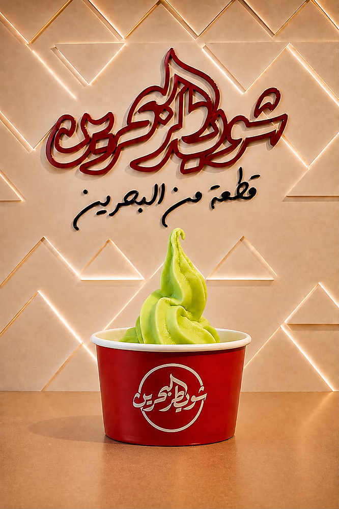 آيس كريم بنكهة اللومي الحساوي