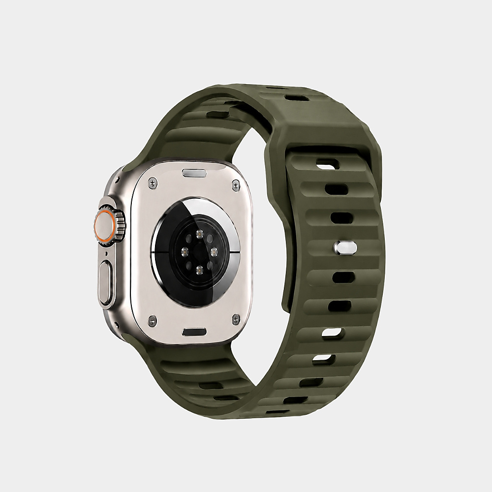SPIGEN - سوار ساعة لساعات ابل 49 ملم، 45 ملم، 44 ملم، 42 ملم - جيشي