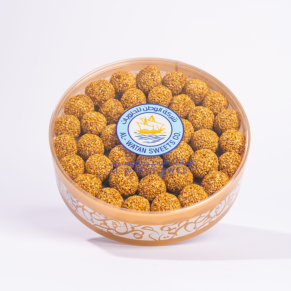 sesame balls box with molasses