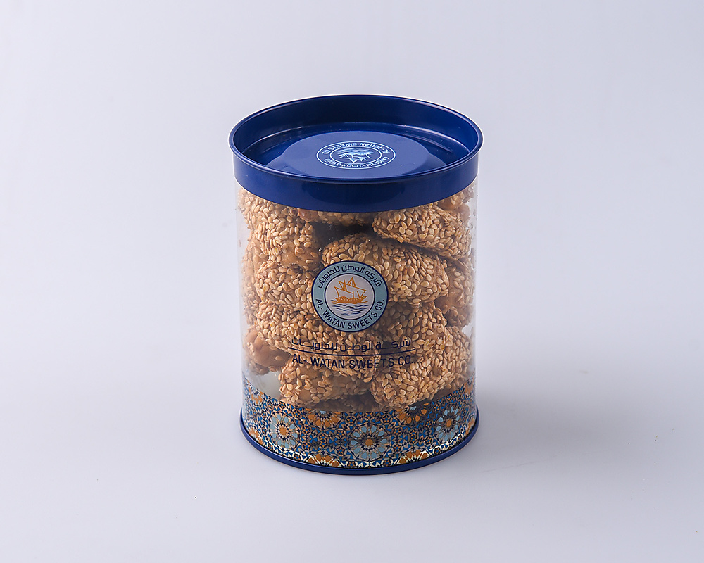 mini alwatan biscuit with sesame