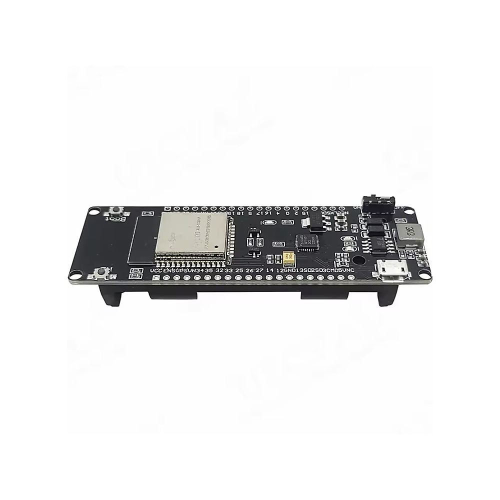 لوحة تطوير ESP32 واي فاي وبلوتوث مع حامل بطارية 18650 مدمج