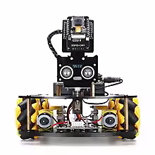 سيارة روبوت ذكية مع كاميرا (ESP32-CAM) وعجلات ميكانوم