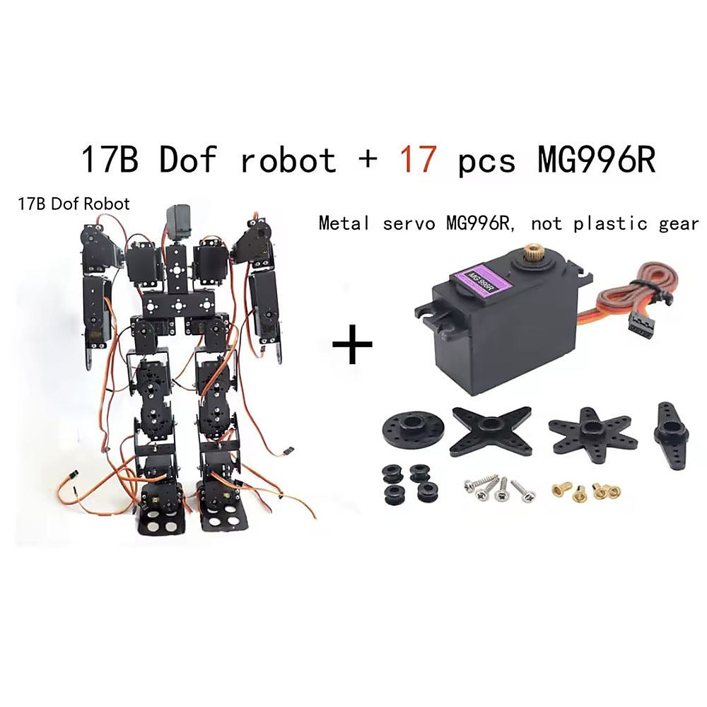 A professional 19 DOF (Degrees of Freedom) Humanoid Educational Robot full kit. Designed for the