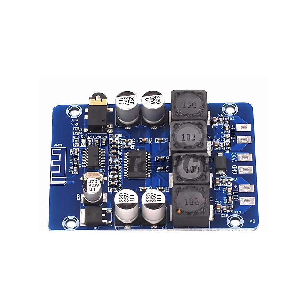 لوحة مضخم صوت استيريو بلوتوث 5.0 بقدرة 90 واط (TPA3118 45W+45W DC 12V-28V)