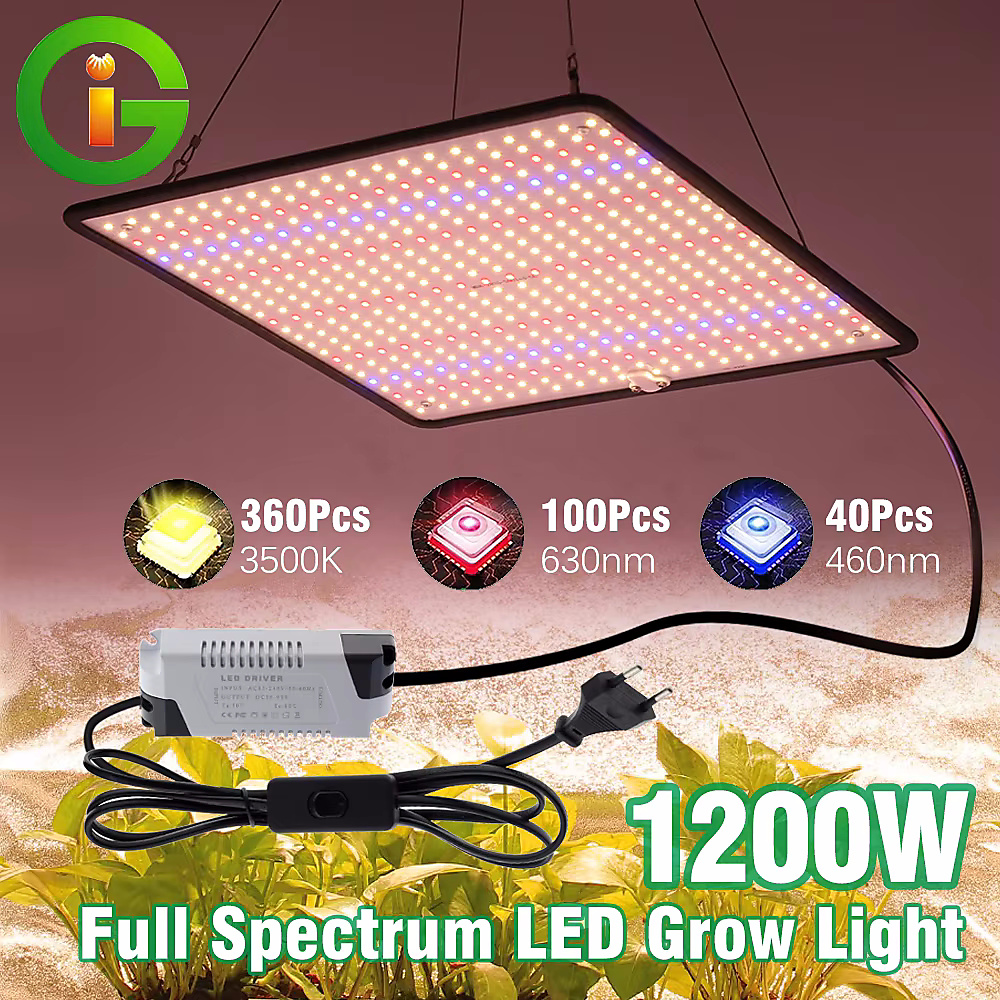 إضاءة نمو النباتات الطيف الكامل (LED Grow Light) 40 واط