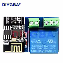 وحدة مرحل (Relay) ذكية 5 فولت مع شريحة واي فاي (ESP-01S)