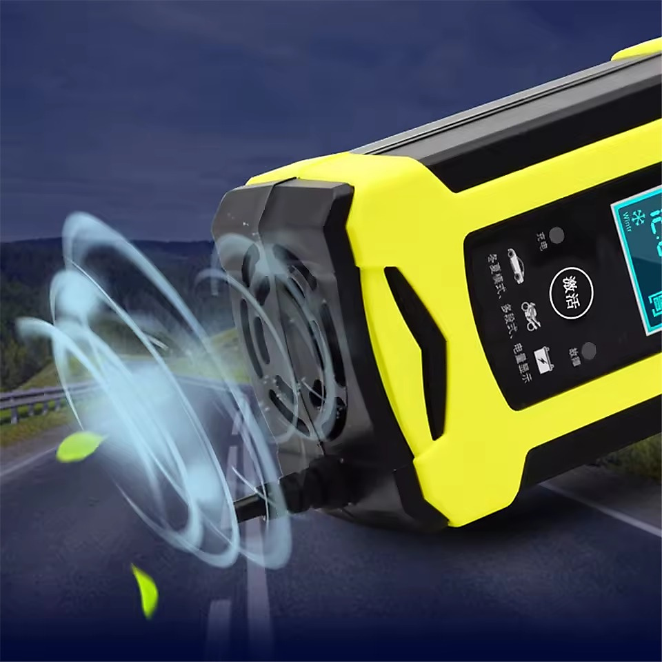 12V 6A Smart Battery Charger with Pulse Repair