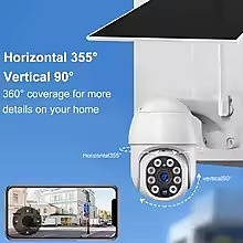 كاميرا مراقبة ذكية بالطاقة الشمسية (Tuya 8MP HD) مع مستشعر حركة
