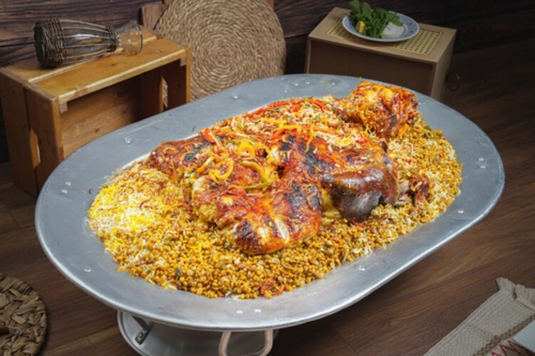 Half Arabic Nuaimi Lamb Qoozi