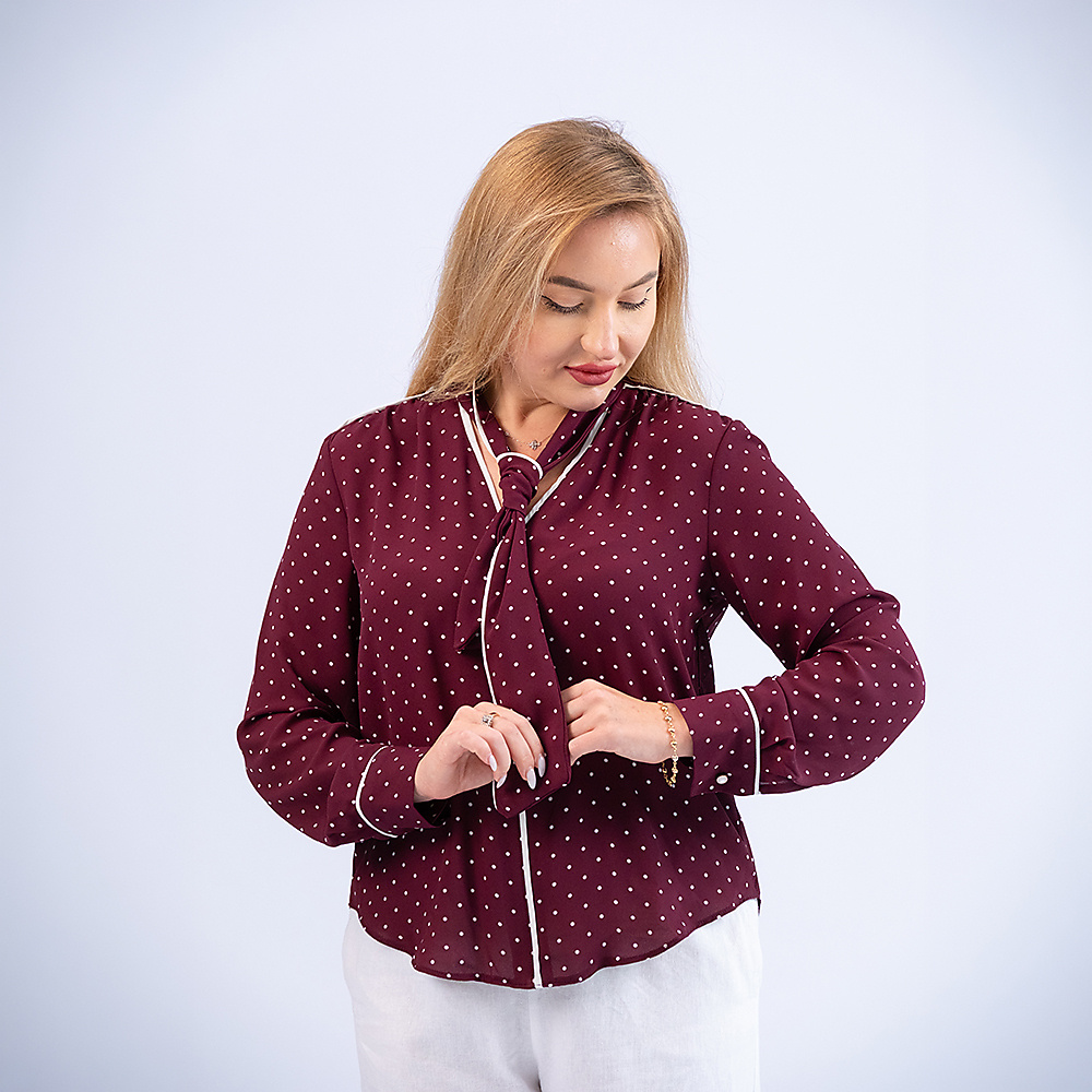 1792RG  Wine (Polka Dots)