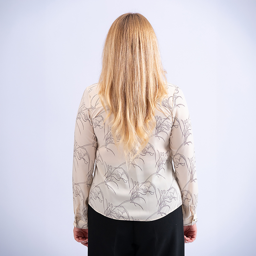 Shila Beige Printed