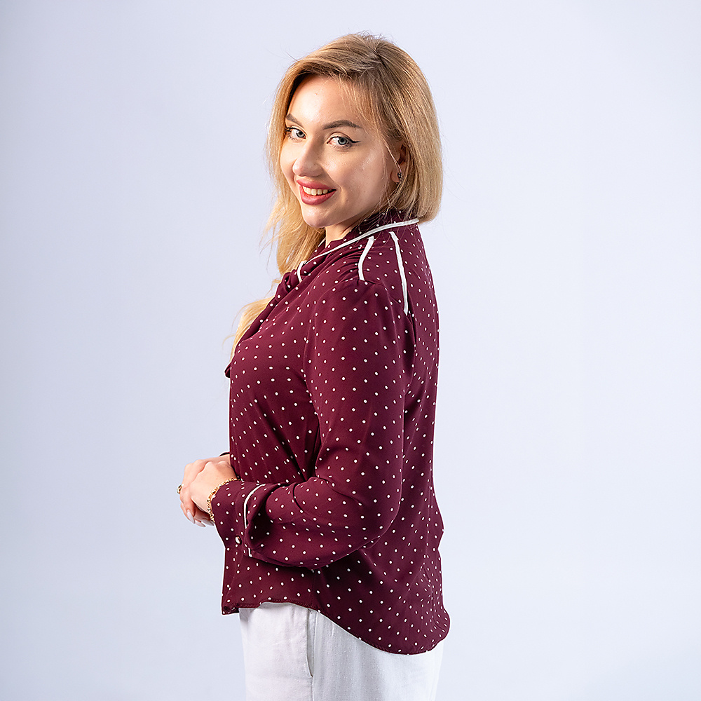 1792RG  Wine (Polka Dots)