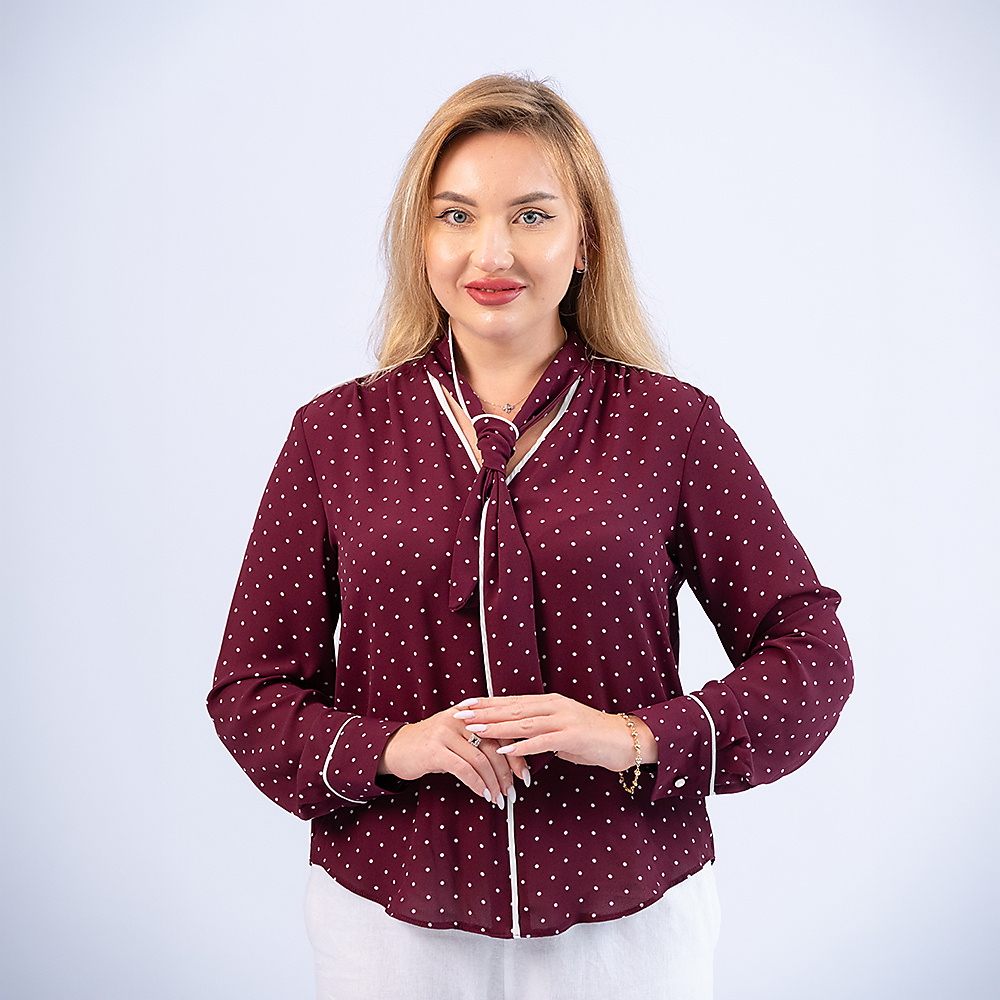 1792RG  Wine (Polka Dots)