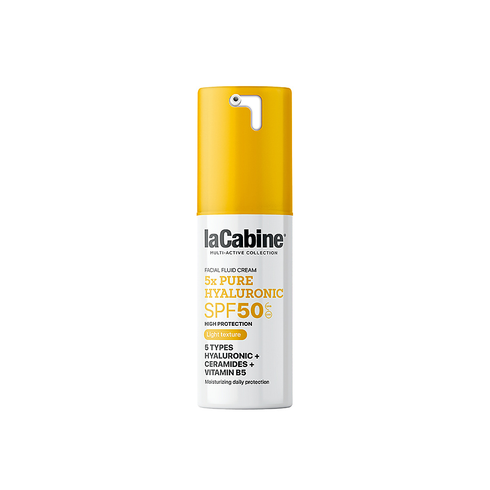 سائل واقي من الشمس بحمض الهيالورونيك النقي SPF50