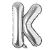بالون هيليوم حرف K قياس 1 متر