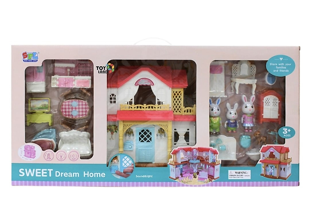 فيلا ارانب كبيرة مع اكسسوارات