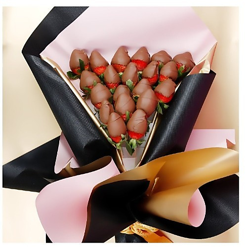 Chocolate Dipped Strawberries Bouquet