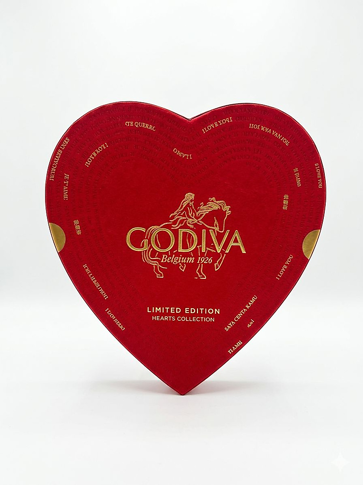 Valentine Red Heart Box