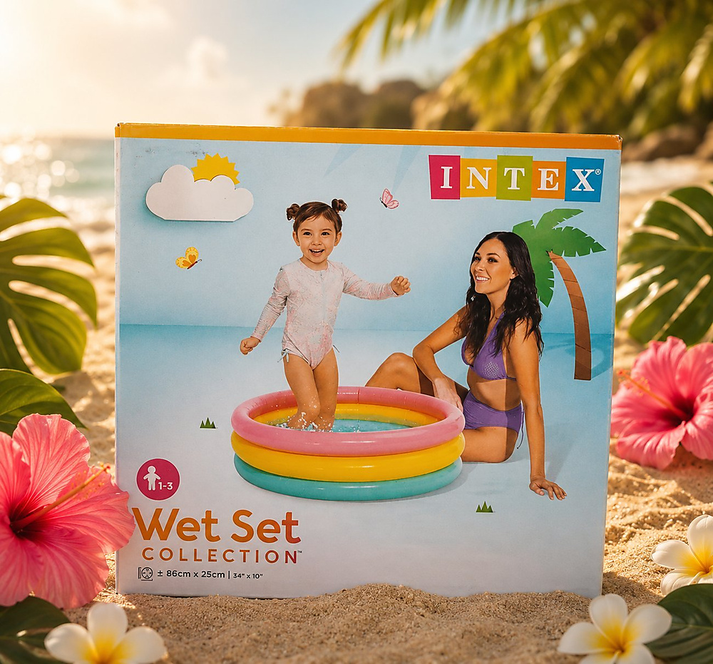 مسبح الأطفال Intex Sunset Glow صغير