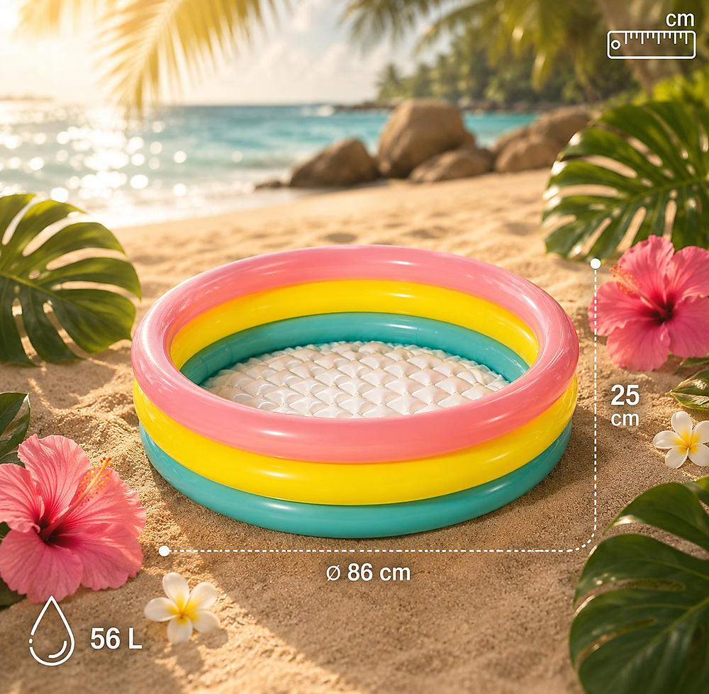 مسبح الأطفال Intex Sunset Glow صغير