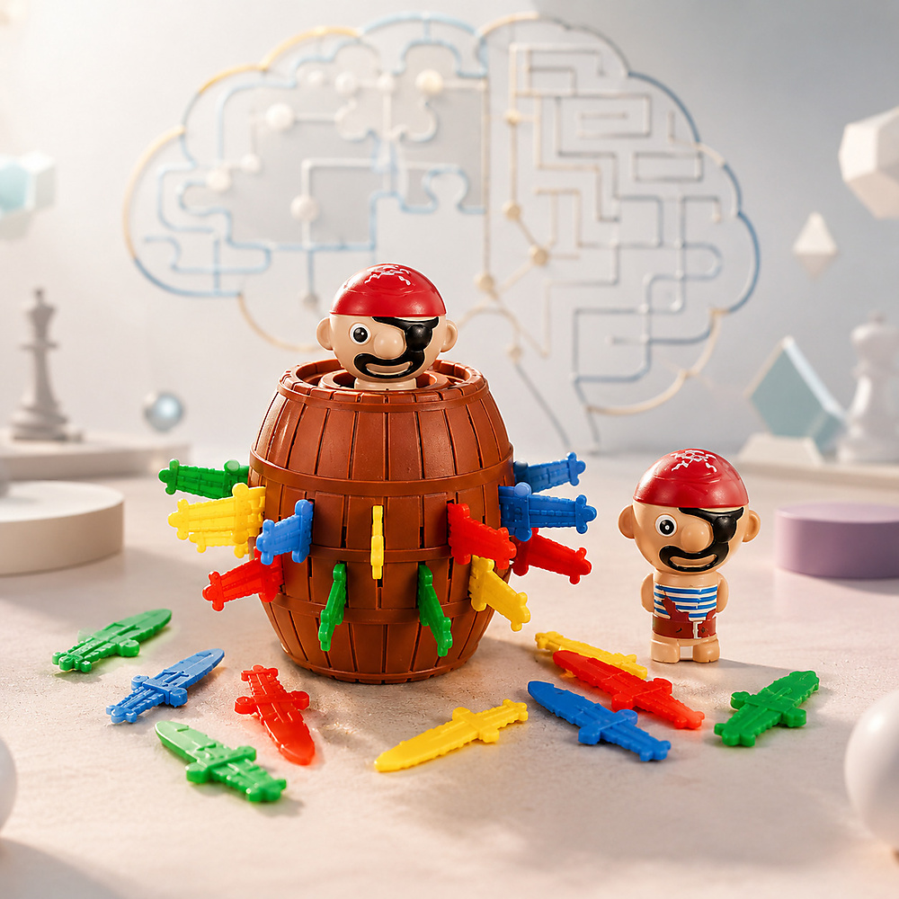 Barrel and pirate
