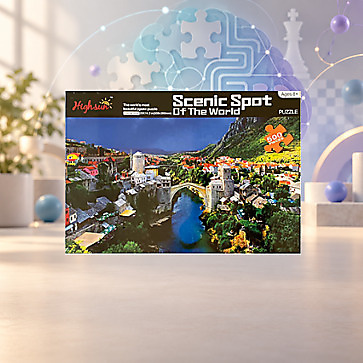 high sun puzzle - scenic of the world  (500 piece)