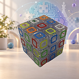 transparent magic cube