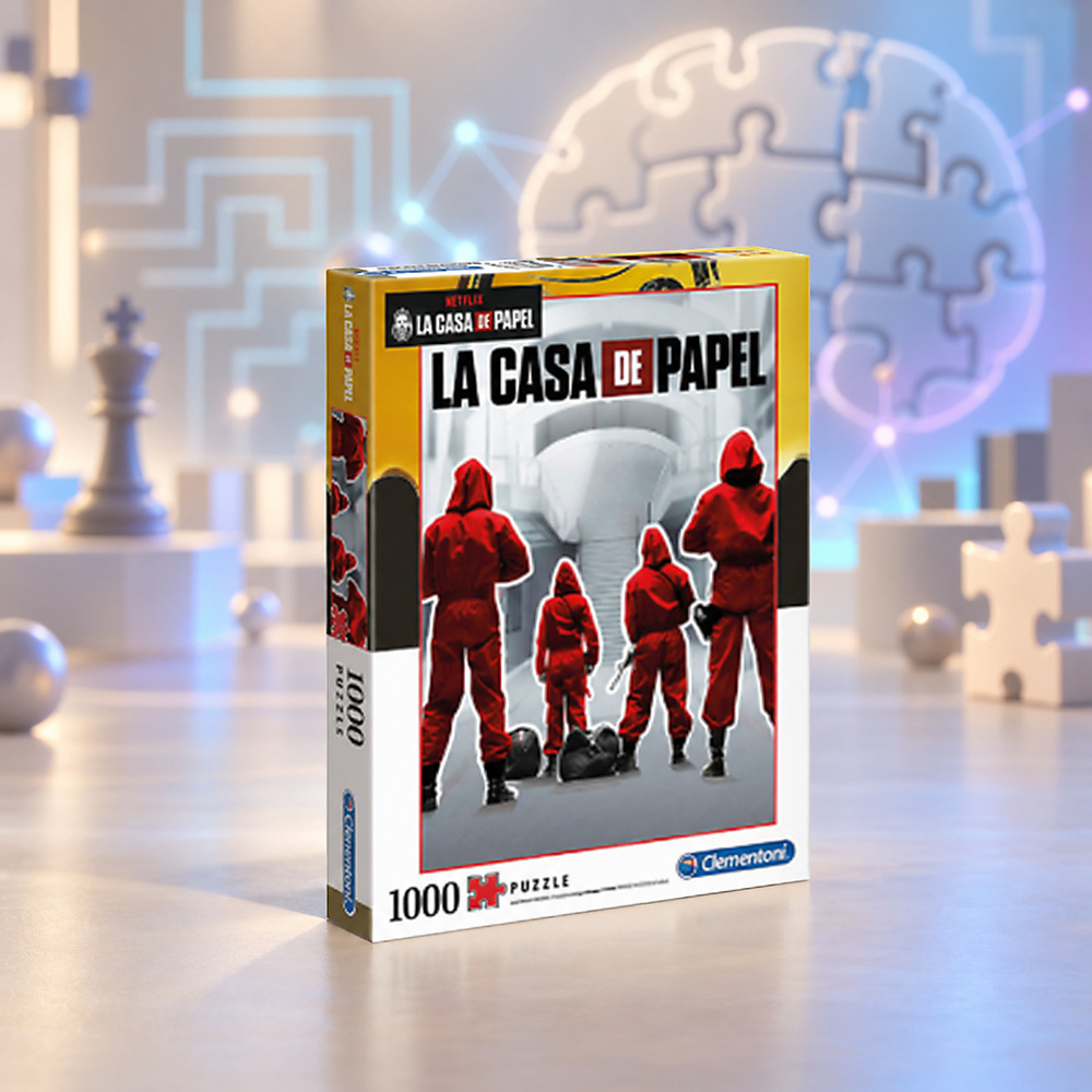 la casa de papel puzzle 1000