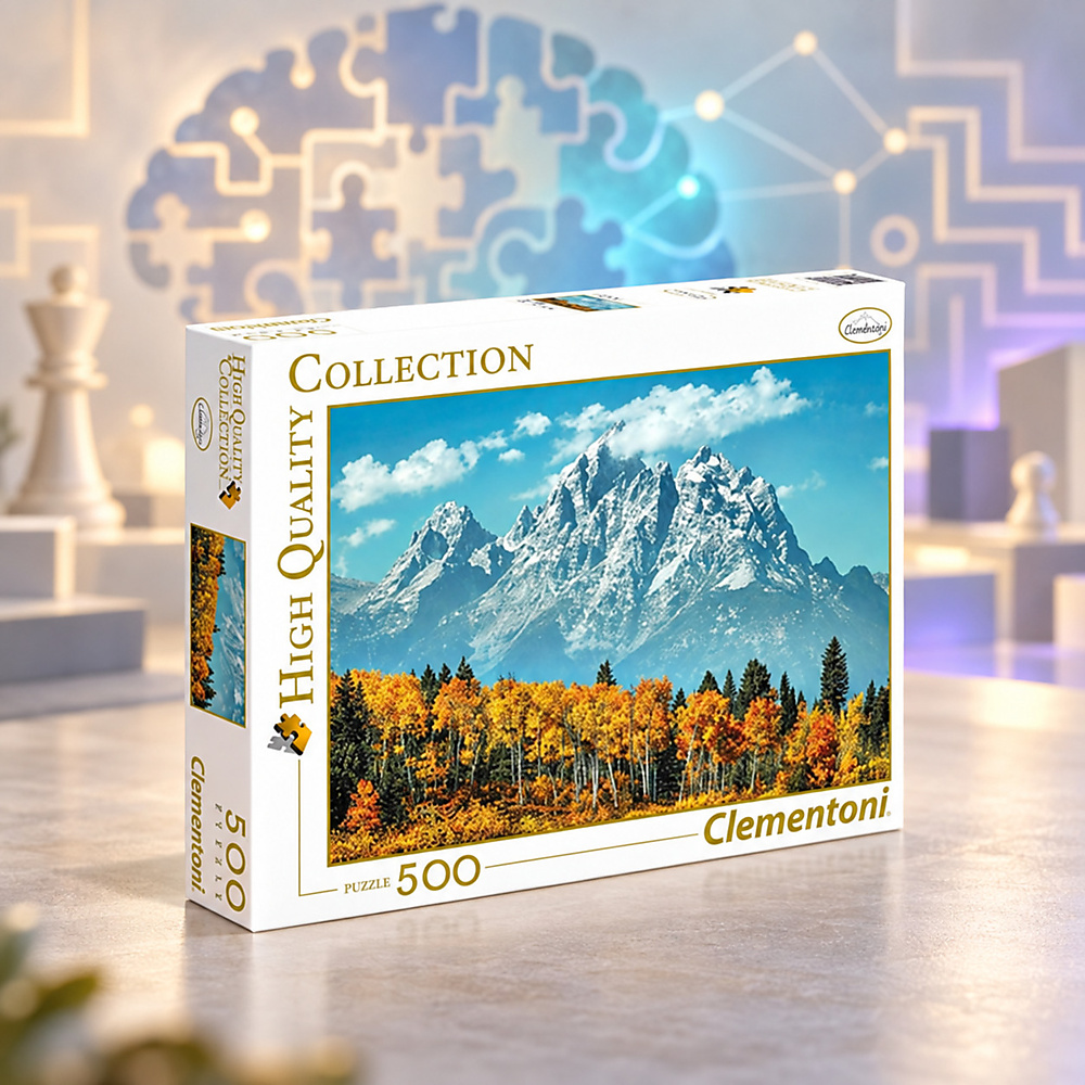 puzzle Grand teton in fall (500 piece) - Clementoni