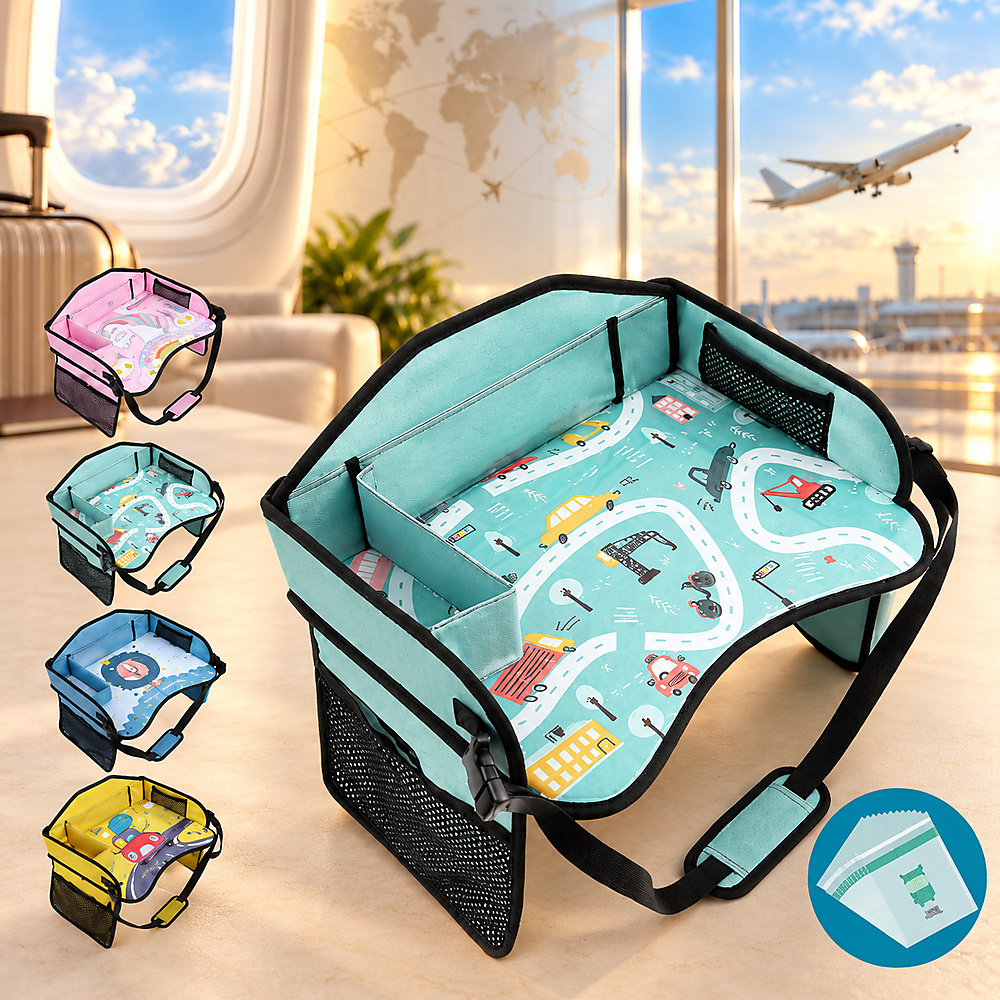 kids foldable travel tray
